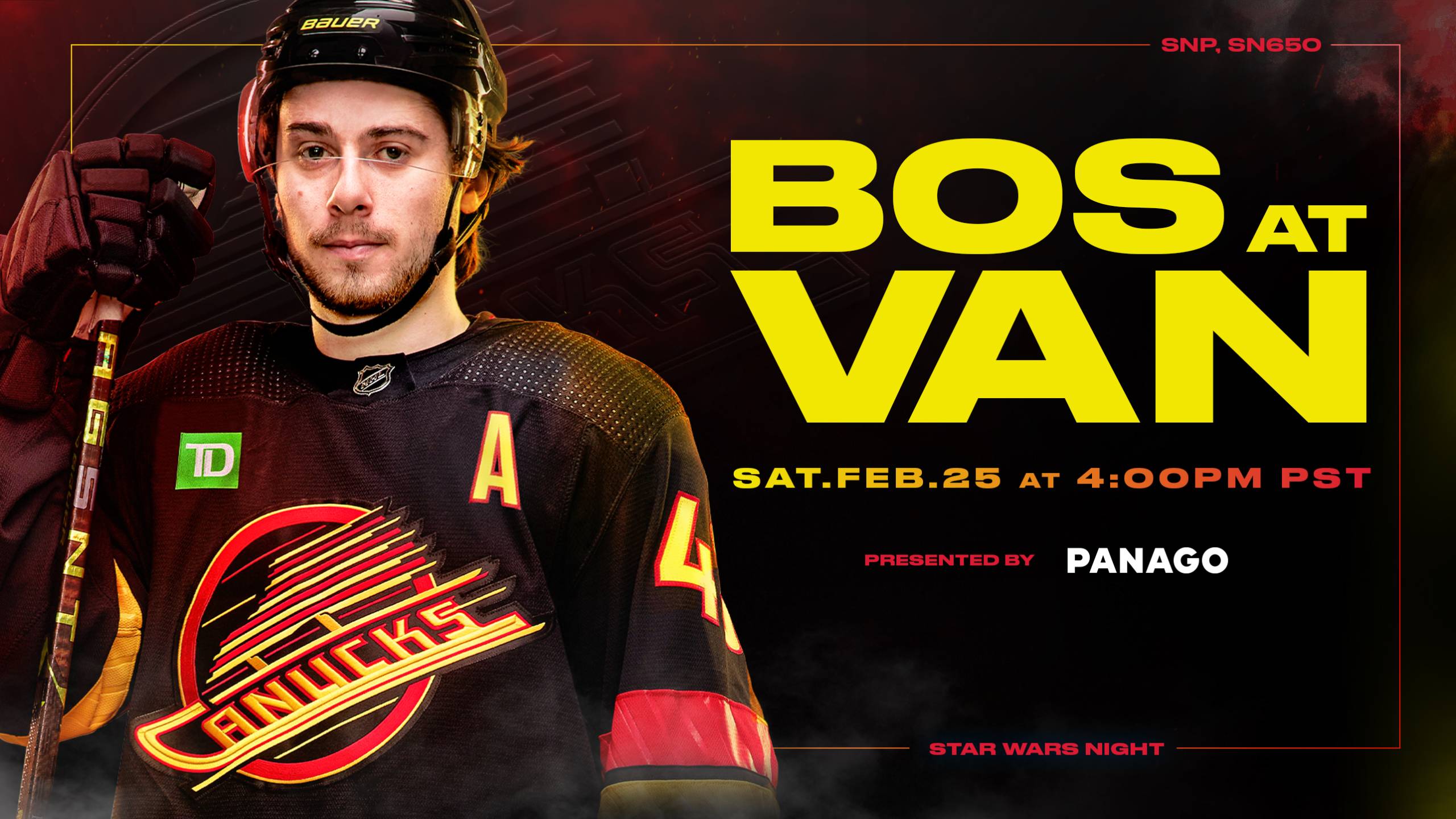 Boston Bruins at Vancouver Canucks 2023-02-25