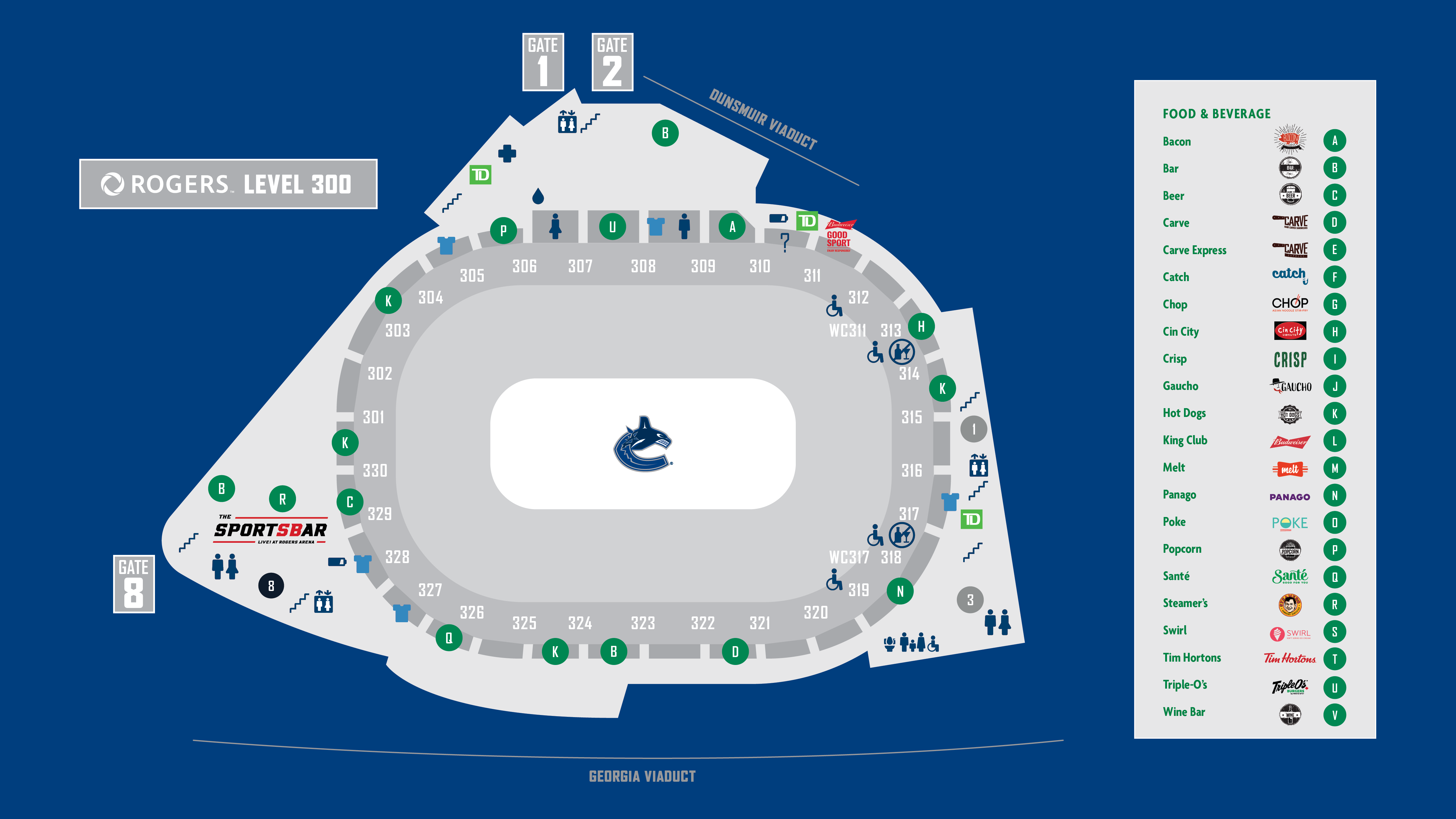 Rogers Arena Map Rogers Arena