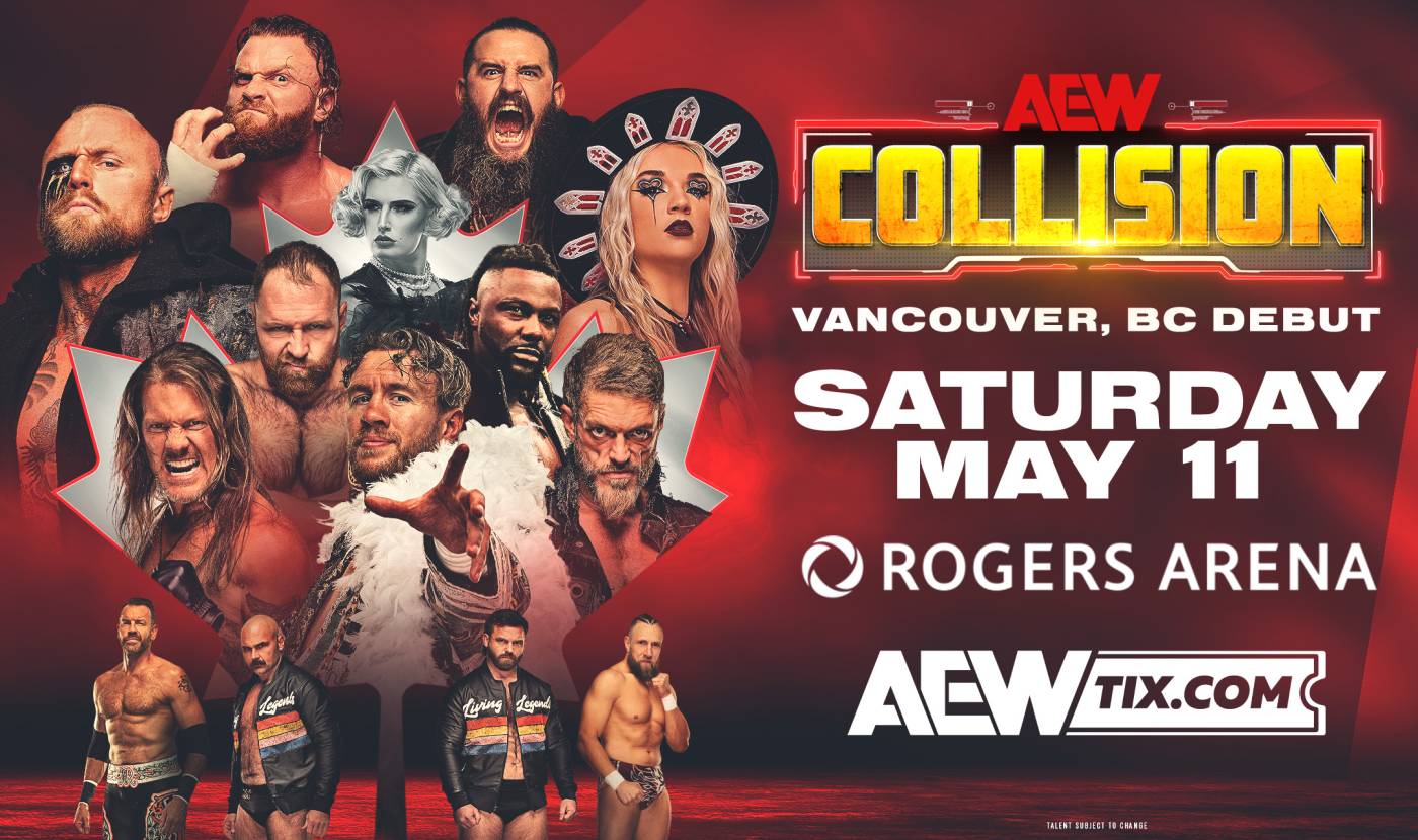 All Elite Wrestline AEW Canada Tour 2024 Collision