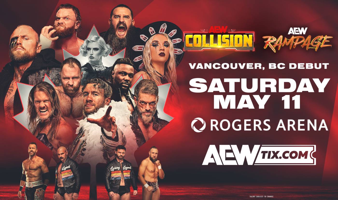 AEW All Elite Wrestling: Collision & Rampage Canada Tour 2024