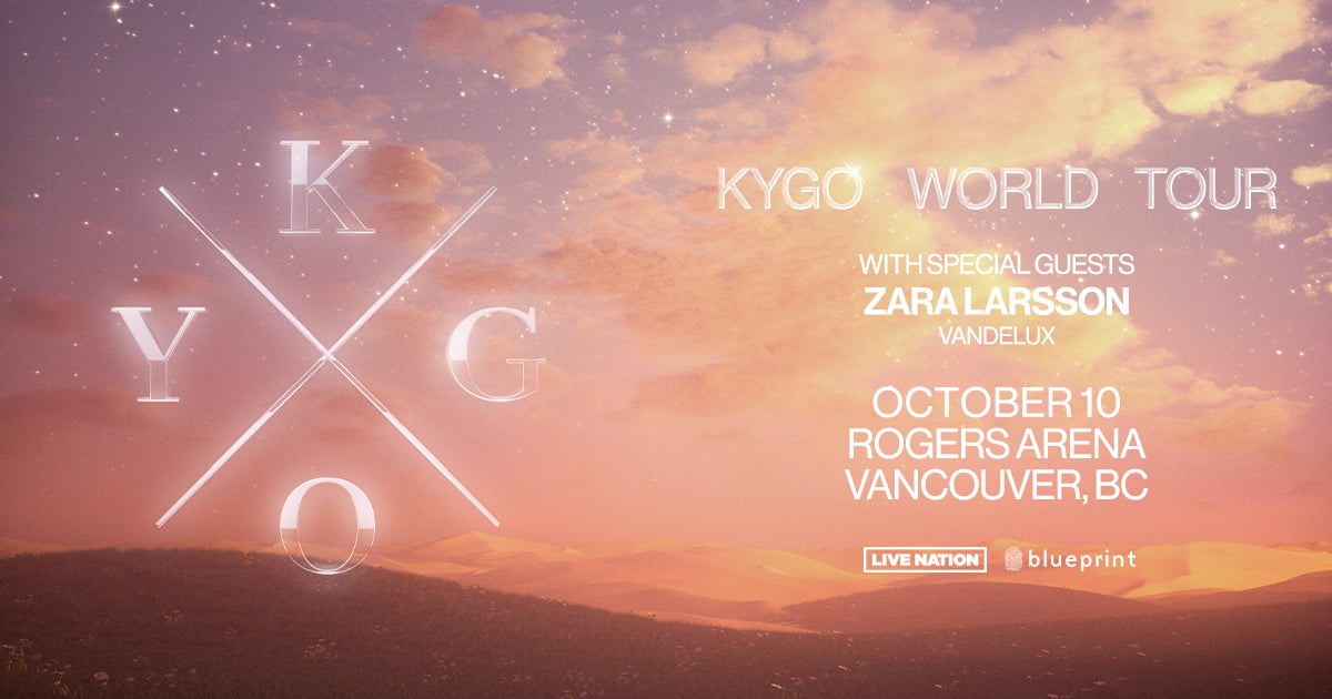 KYGO World Tour with Zara Larsson and Vendelux