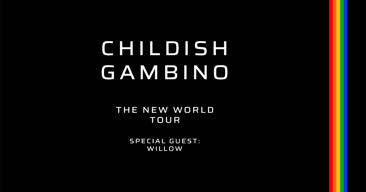 Childish Gambino The New World Tour