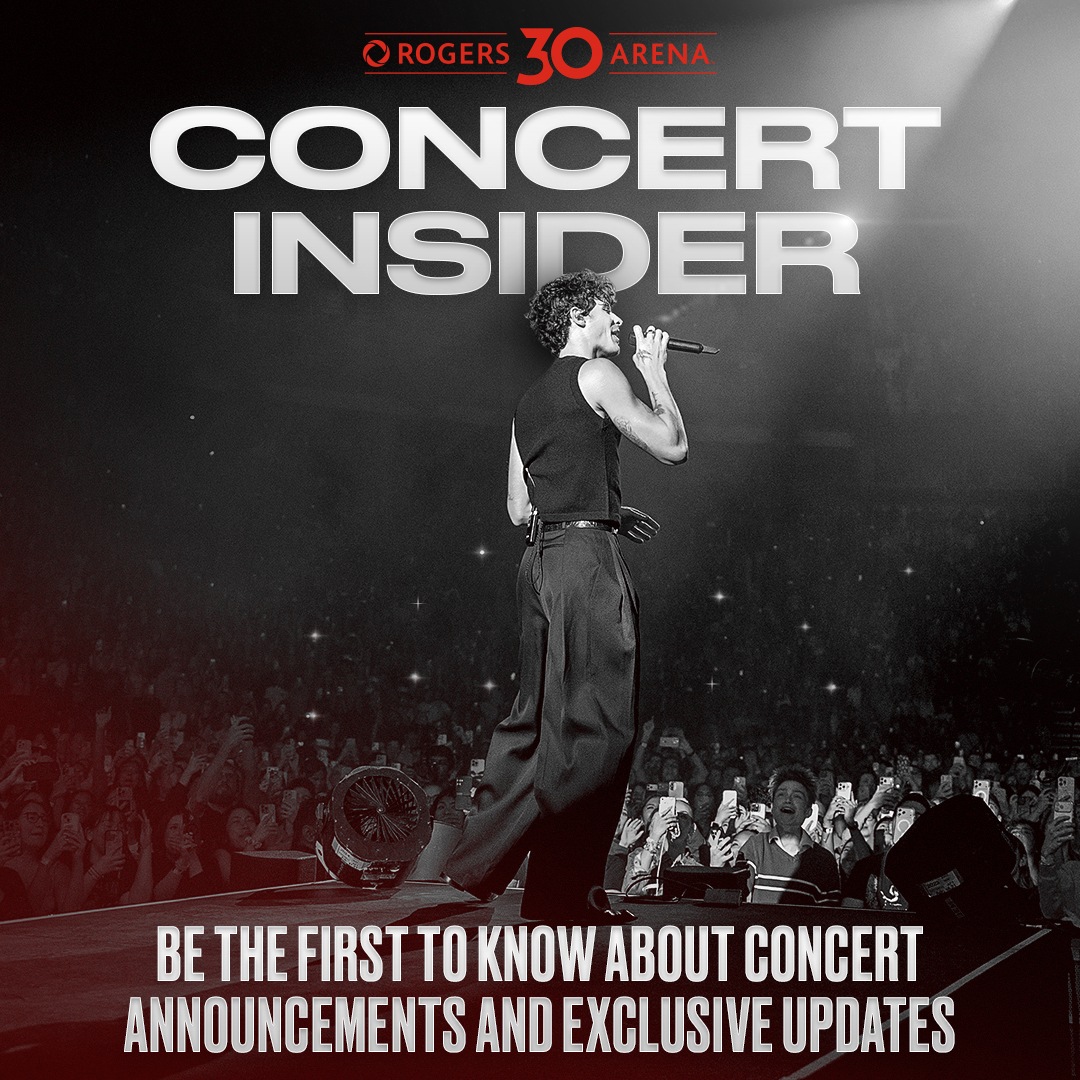 Sign up for Concert Insider and be the first to know about concerts and exclusive events.
